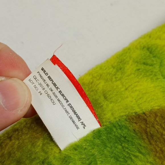 Wild Republic Iguana Lizard Stuffed Animal Plush Green Orange Realistic 23" - Picture 14 of 14